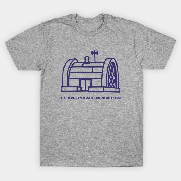 visit The Krusty Krab, BB City T-Shirt by tamir2503